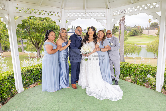 Thalial and Francisco wedding reception at La Mirada Golf course in