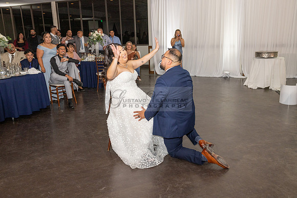 Thalial and Francisco wedding reception at La Mirada Golf course in