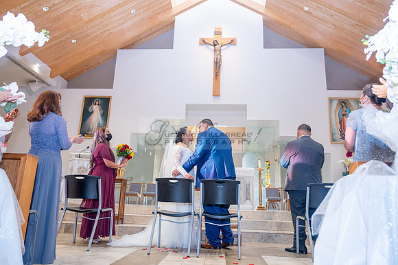 LINK #2 - Xochitl and Luis wedding ceremony at St. Peter Chanel Catholic C
