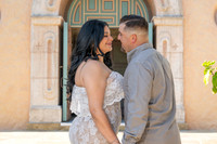 Jessica and Cory engagement photo session at Our Lady of Mount C