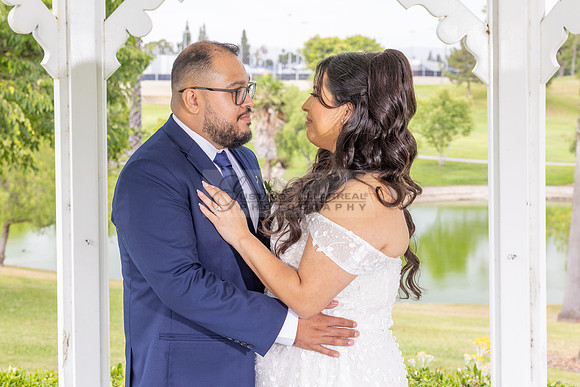 Thalial and Francisco wedding reception at La Mirada Golf course in