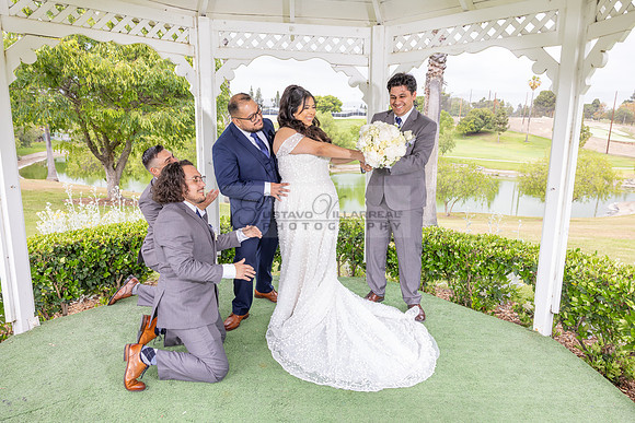 Thalial and Francisco wedding reception at La Mirada Golf course in