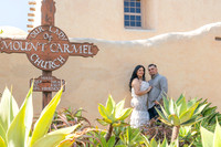 Jessica and Cory engagement photo session at Our Lady of Mount C