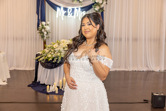 Thalial and Francisco wedding reception at La Mirada Golf course in