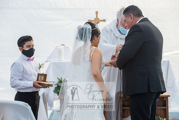 Anthony and Alma wedding celebration at st. Joseph's catholic Ch