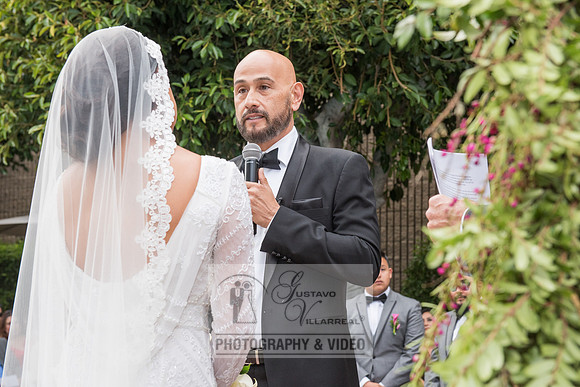 Reina and Adalberto wedding ceremony and reception, photographer